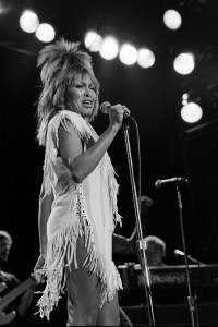 Tina Turner performs at a concert during the MAGIC trade show in Las Vegas on Sept. 30,1982.