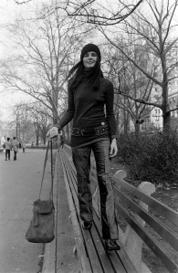 Actress Ali MacGraw poses during an interview in Central Park during the filming of "Love Story" on Dec. 12, 1969.